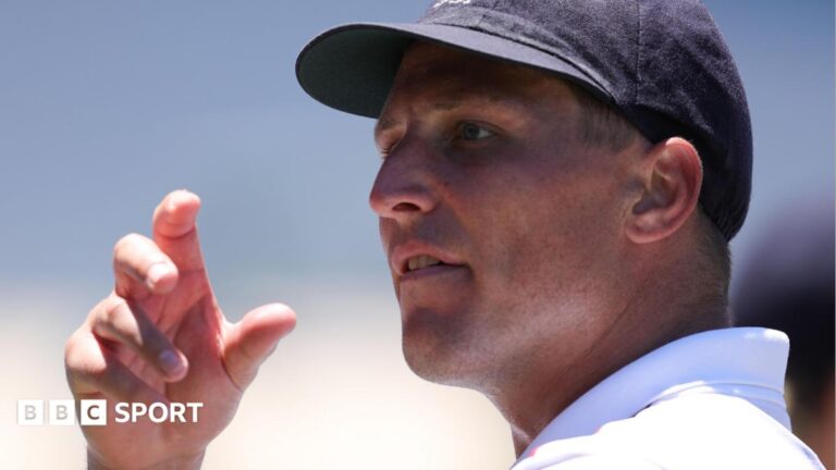 England fast bowler Brydon Carse, whose second Test involvement is under review