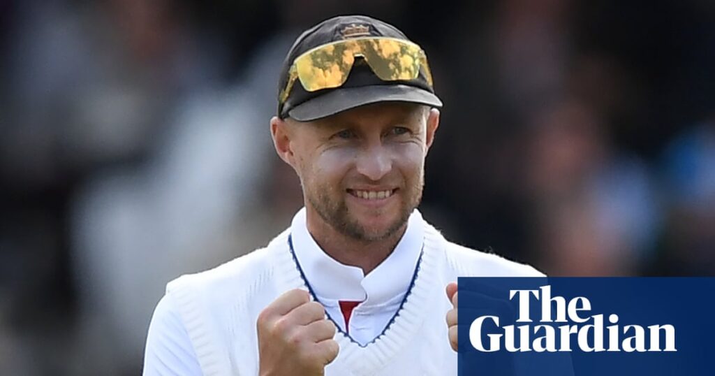 England captain Joe Root celebrates as England seal an innings victory over Pakistan in the first Test at Headingley