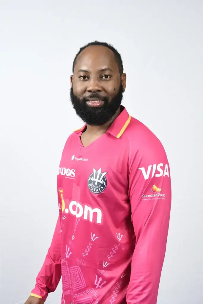BASSETERRE, SAINT KITTS AND NEVIS - AUGUST 20: David Warner of Barbados Royals during a portrait session at Marriott Resort on August 20, 2025 in Basseterre, Saint Kitts and Nevis. (Photo by Randy Brooks - CPL T20/CPL T20 via Getty Images)