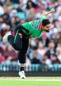 December 26, 2025, Sydney, Nsw, Australia: HARIS RAUF of Melbourne Stars bowls during the BBL match between Sydney Sixers and Melbourne Stars. (Credit Image: © Stephane Thomas/ZUMA Press Wire)