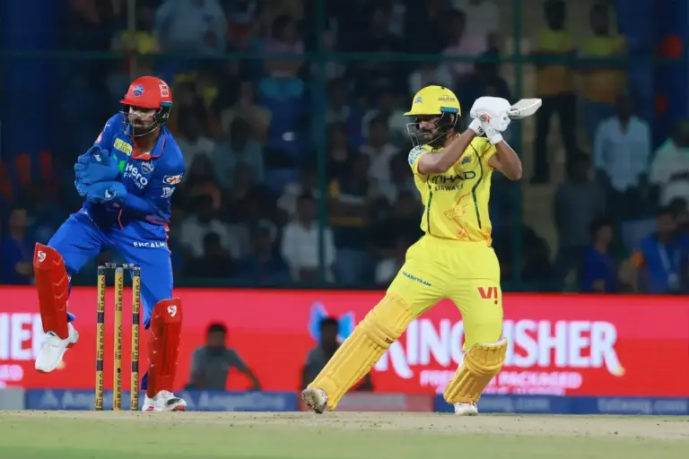 May 5, 2026, New Delhi, Delhi, India: Ruturaj Gaikwad of Chennai Super Kings during Delhi Capitals vs Chennai Super Kings, 48th Match of Indian Premier League 2026 at Arun Jaitley Stadium, New Delhi, India on 5th May 2026. (Credit Image: © Avijit Das
