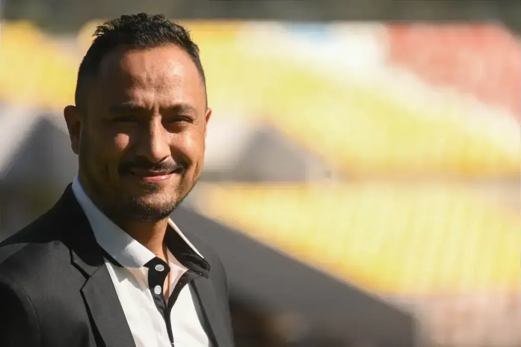October 9, 2025, Kathmandu, Kathmandu, Nepal: PARAS KHADKA, Secretary of the Cricket Association of Nepal and former captain of the Nepal national cricket team, is pictured at Tribhuvan University Cricket Stadium in Kirtipur, Nepal, on 9 October 2025