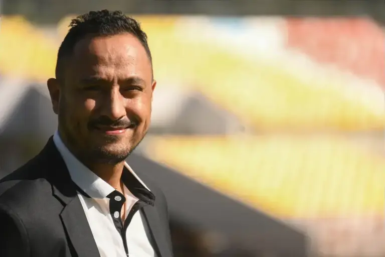 October 9, 2025, Kathmandu, Kathmandu, Nepal: PARAS KHADKA, Secretary of the Cricket Association of Nepal and former captain of the Nepal national cricket team, is pictured at Tribhuvan University Cricket Stadium in Kirtipur, Nepal, on 9 October 2025