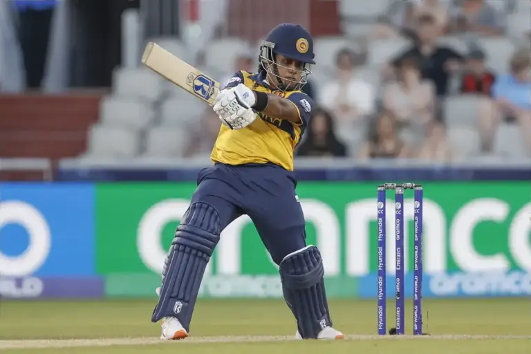 Sri Lankas Chamari Athapaththu during the ICC Women's T20 World Cup match between Sri Lanka Women and Scotland Women at Old Trafford, Manchester, UK on 26 June 2026.